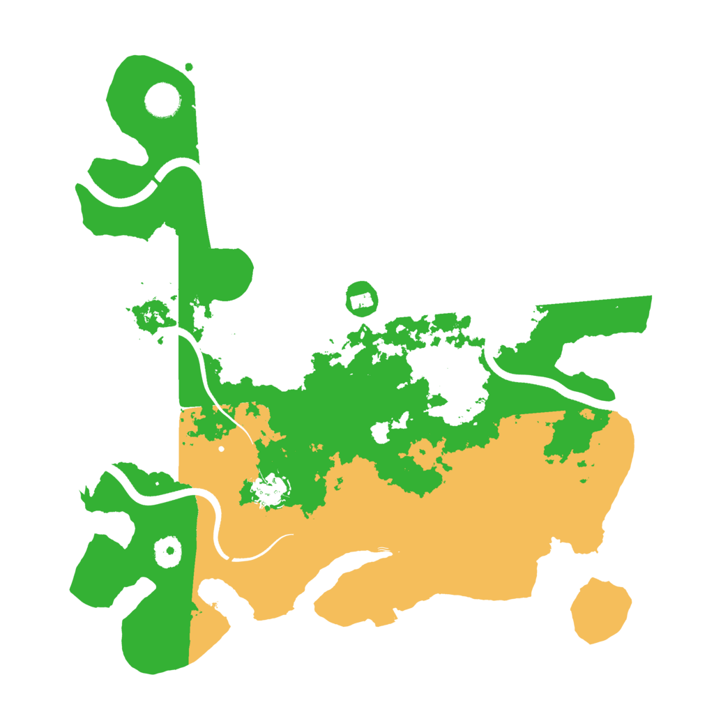 Biome Rust Map: Procedural Map, Size: 3600, Seed: 1699751768