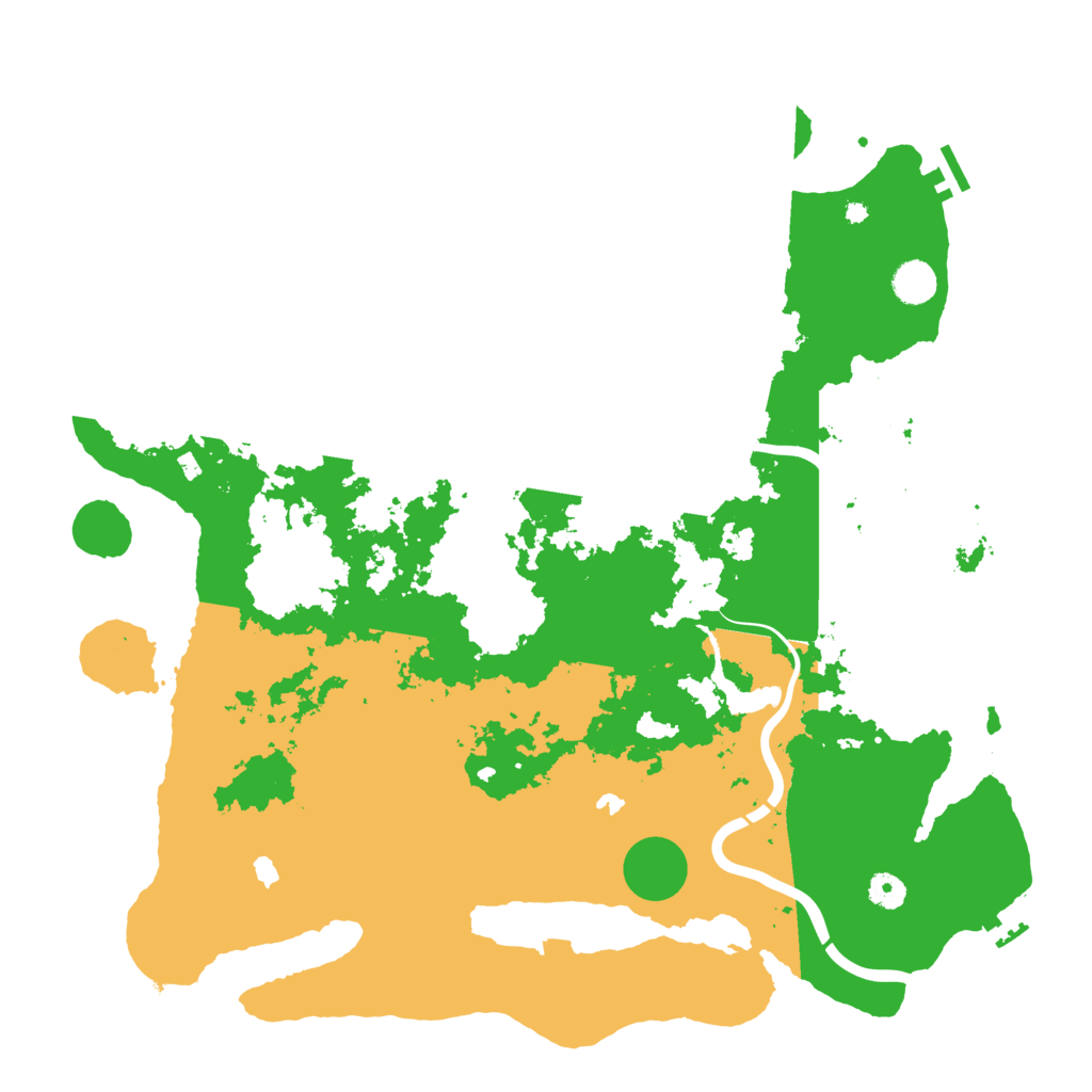 Biome Rust Map: Procedural Map, Size: 4500, Seed: 259430225