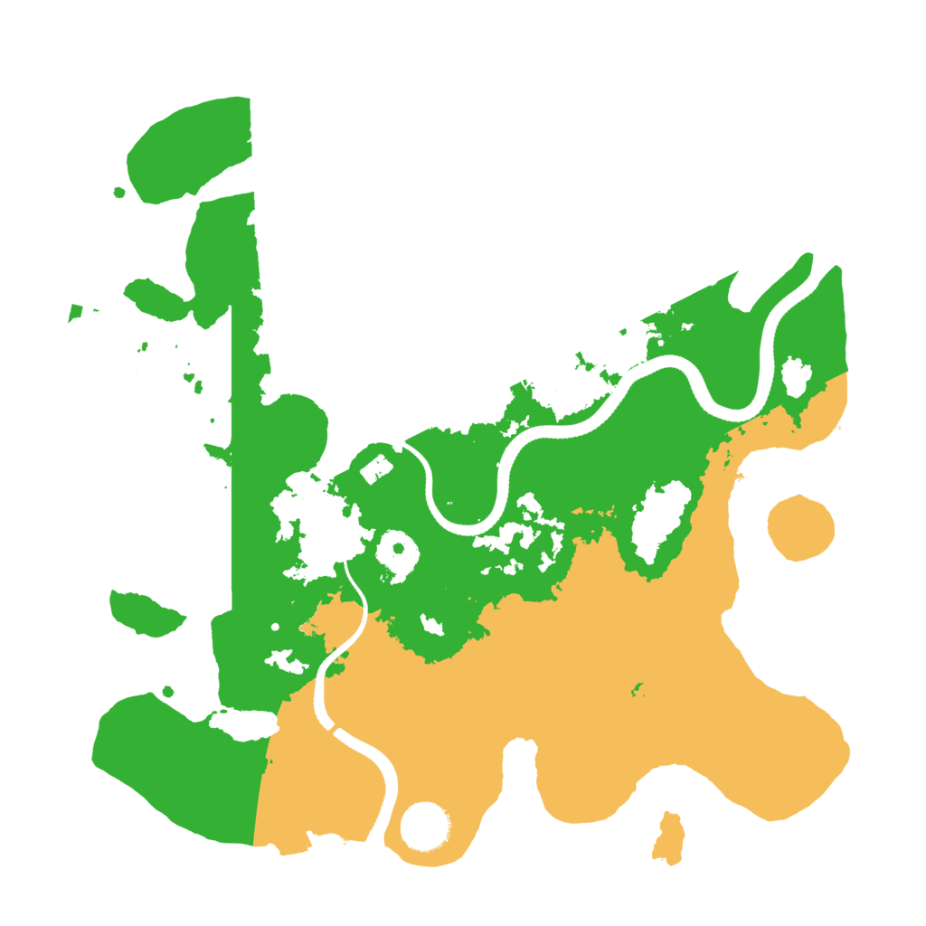 Biome Rust Map: Procedural Map, Size: 3300, Seed: 1586544950