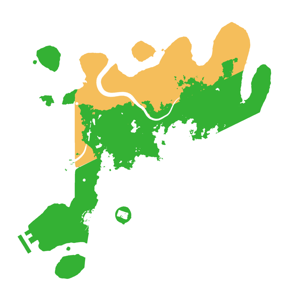 Biome Rust Map: Procedural Map, Size: 3000, Seed: 839035814