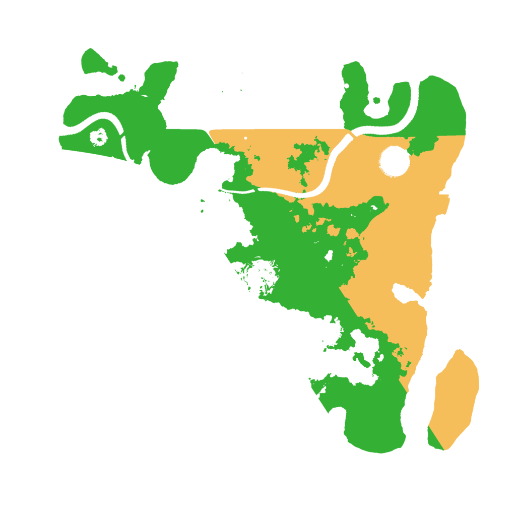 Biome Rust Map: Procedural Map, Size: 3000, Seed: 8595