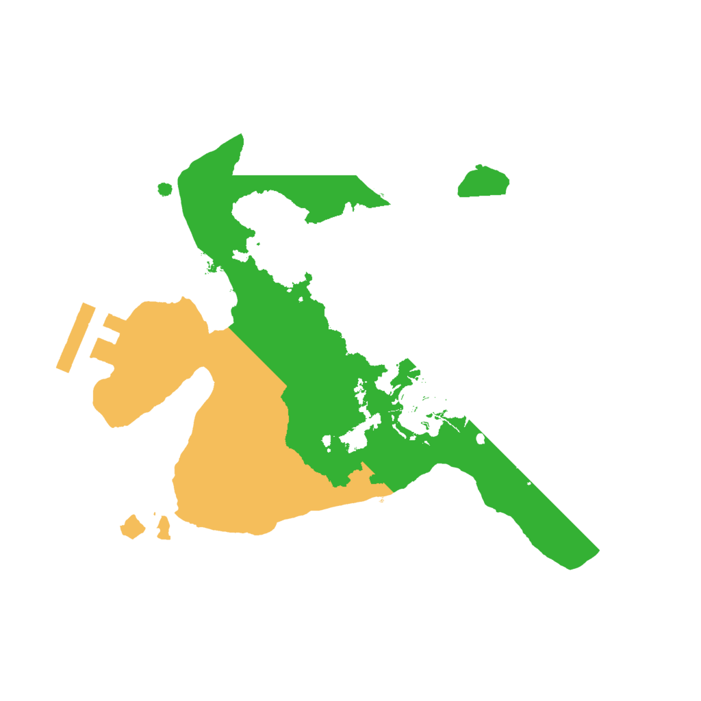 Biome Rust Map: Procedural Map, Size: 2000, Seed: 1314152981