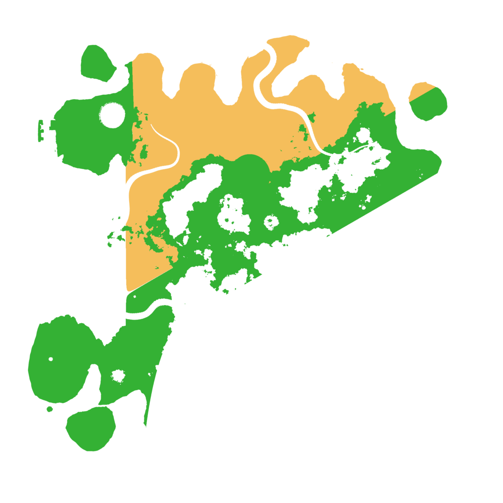 Biome Rust Map: Procedural Map, Size: 3500, Seed: 821185638