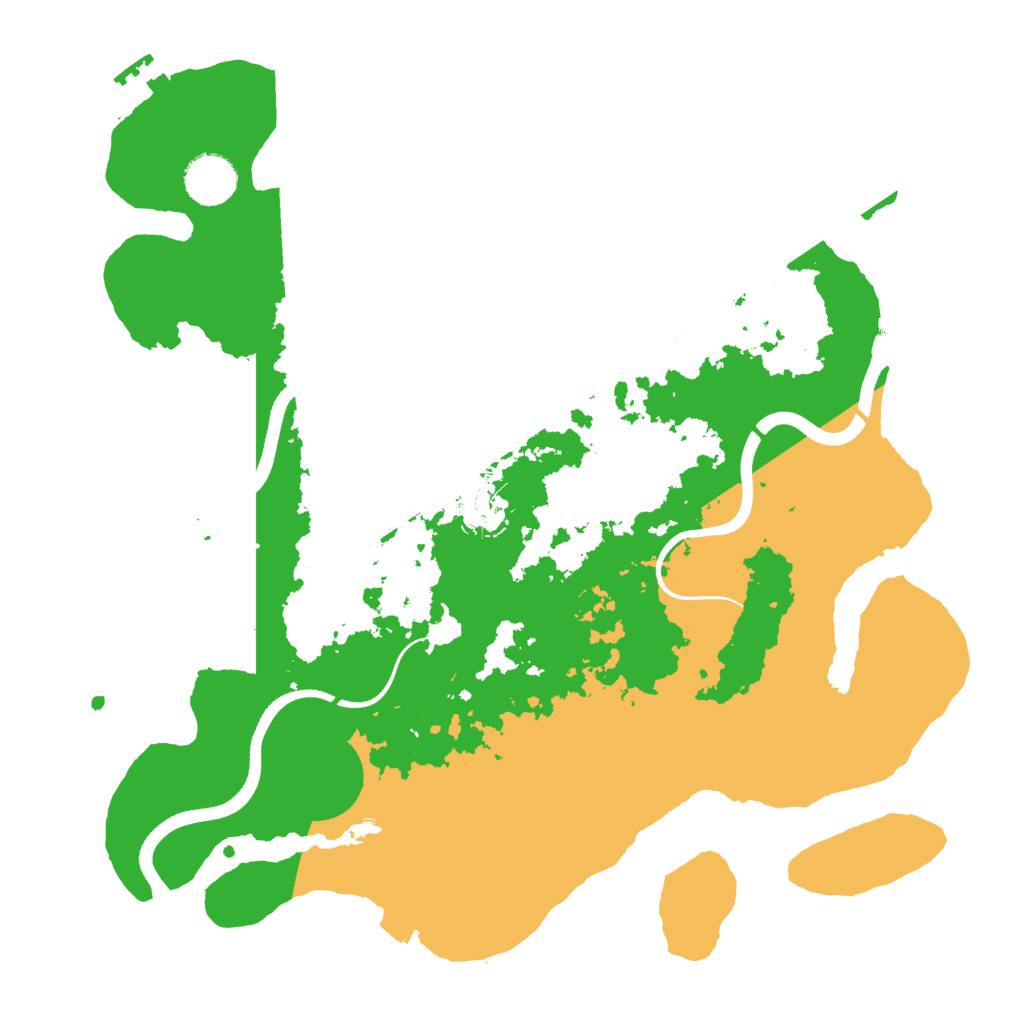 Biome Rust Map: Procedural Map, Size: 3500, Seed: 4564566