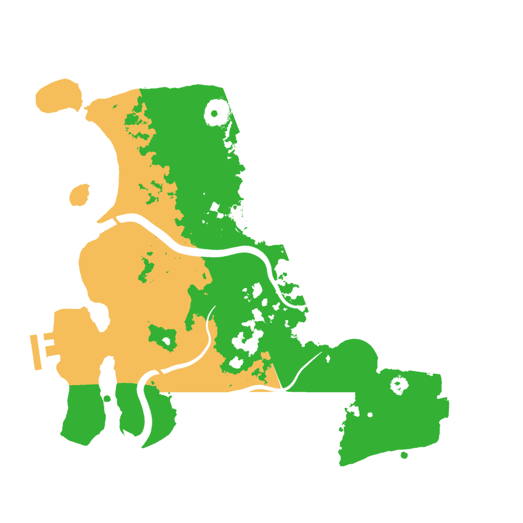 Biome Rust Map: Procedural Map, Size: 3000, Seed: 1237453