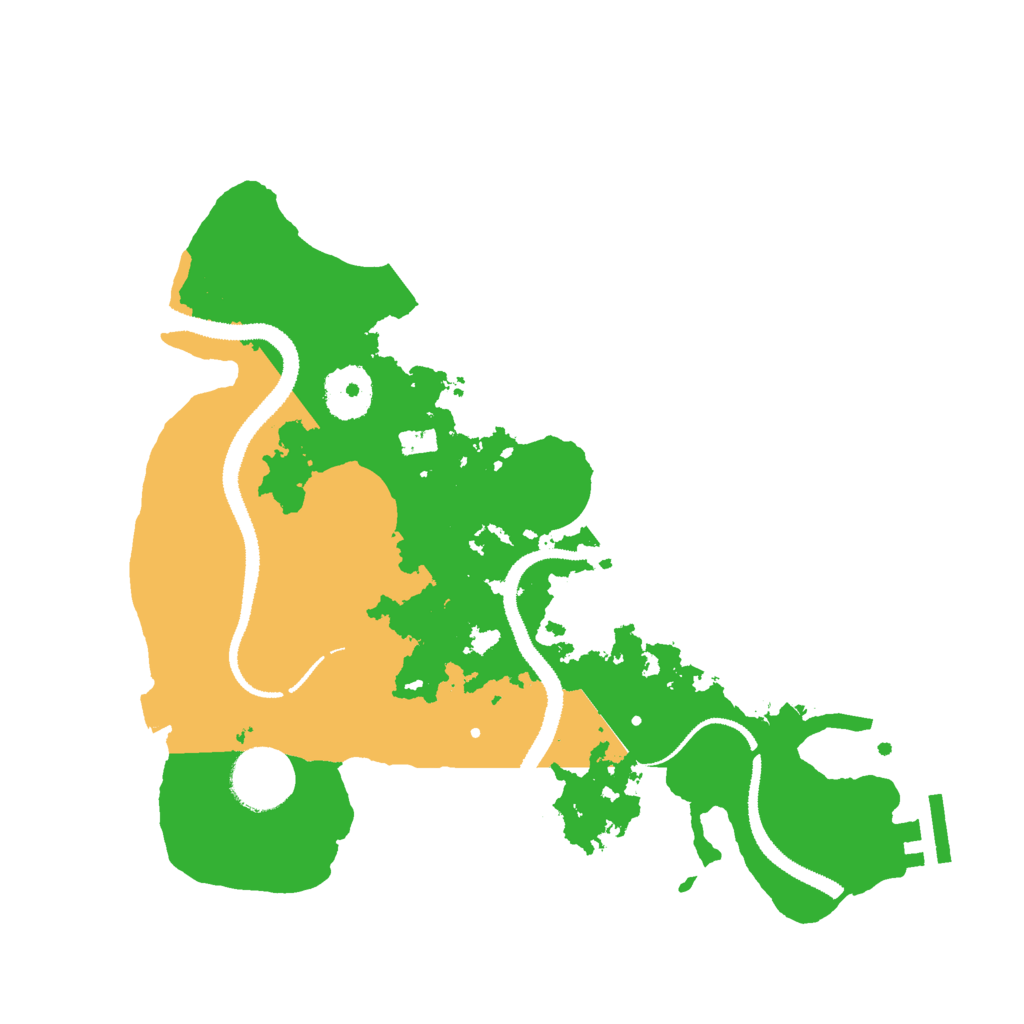 Biome Rust Map: Procedural Map, Size: 3000, Seed: 9381839