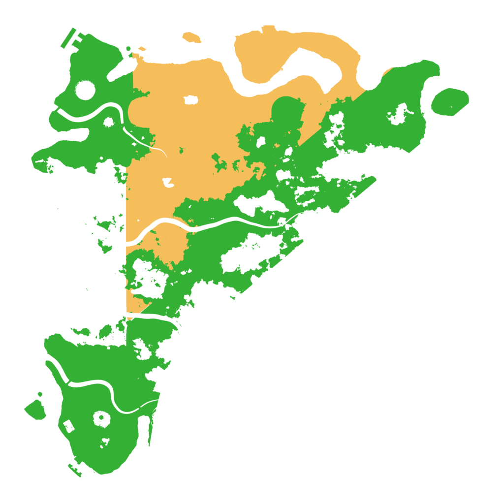 Biome Rust Map: Procedural Map, Size: 4500, Seed: 45682930