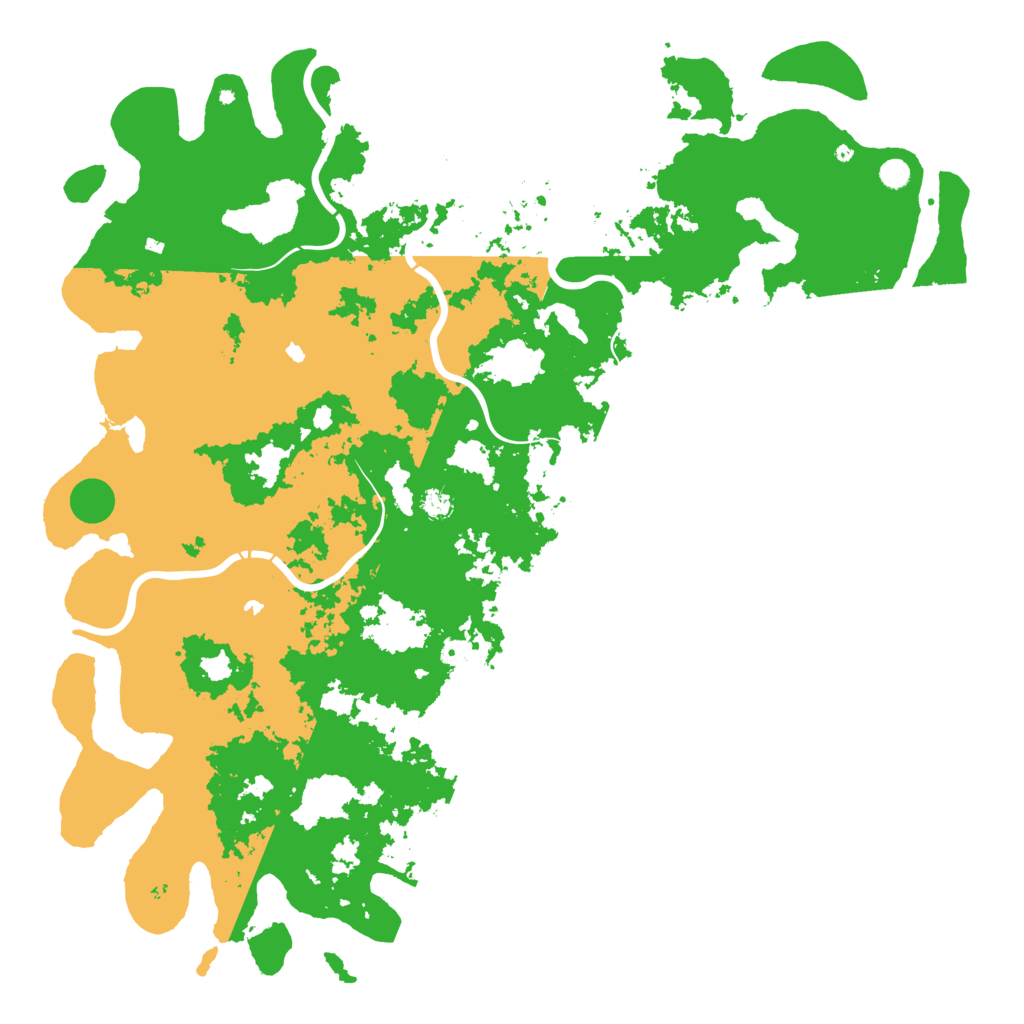 Biome Rust Map: Procedural Map, Size: 6000, Seed: 560352201