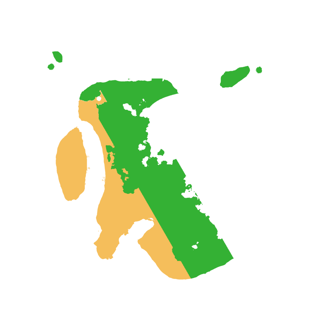 Biome Rust Map: Procedural Map, Size: 2000, Seed: 424242