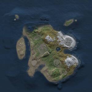 Thumbnail Rust Map: Procedural Map, Size: 2000, Seed: 424242, 6 Monuments