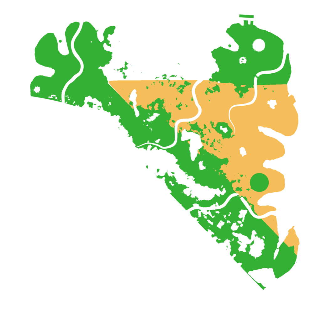 Biome Rust Map: Procedural Map, Size: 4500, Seed: 125233790