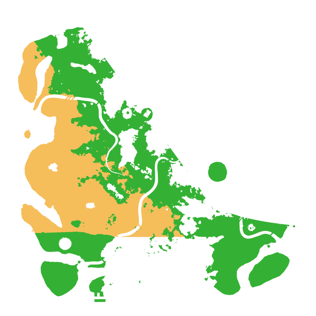 Biome Rust Map: Procedural Map, Size: 4500, Seed: 130601510