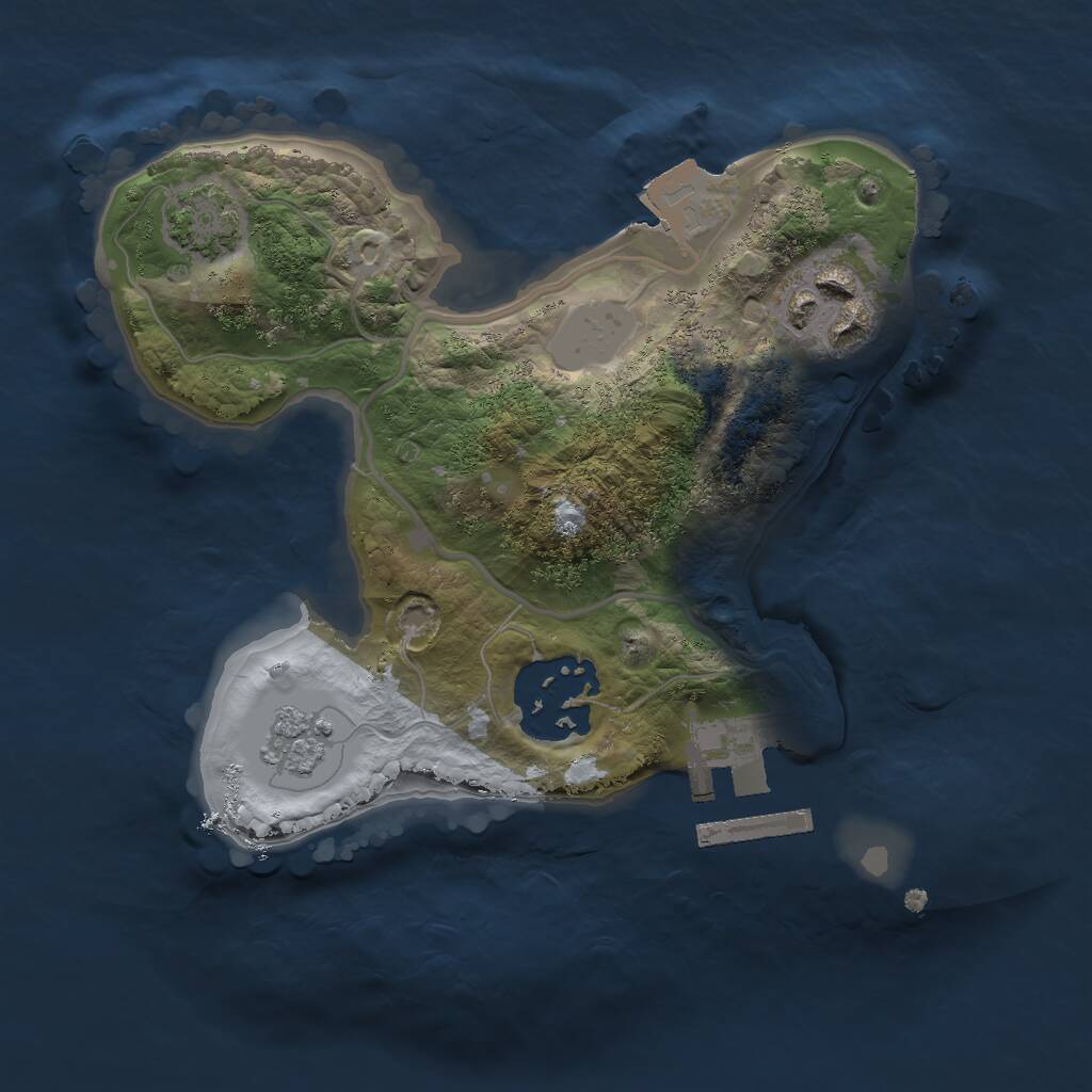 Rust Map: Procedural Map, Size: 1900, Seed: 67900, 6 Monuments