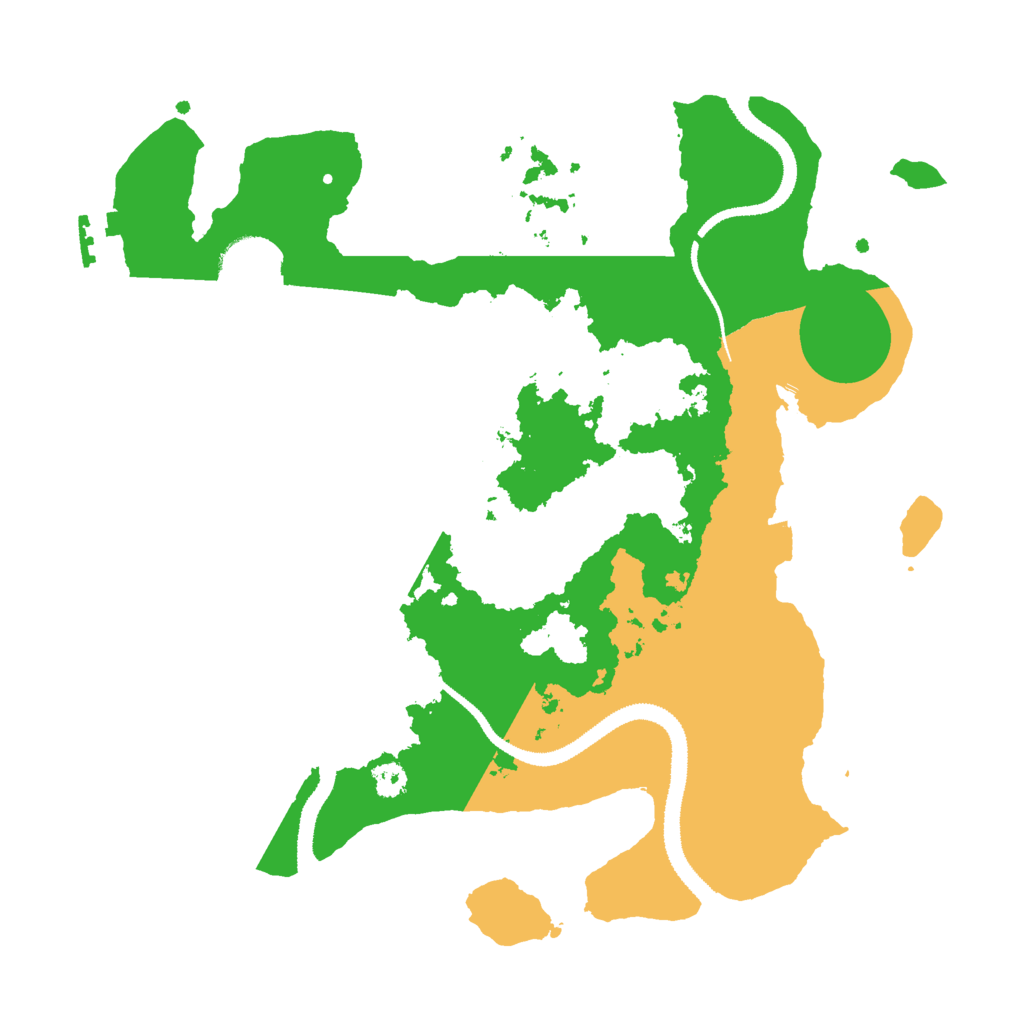 Biome Rust Map: Procedural Map, Size: 3000, Seed: 993929
