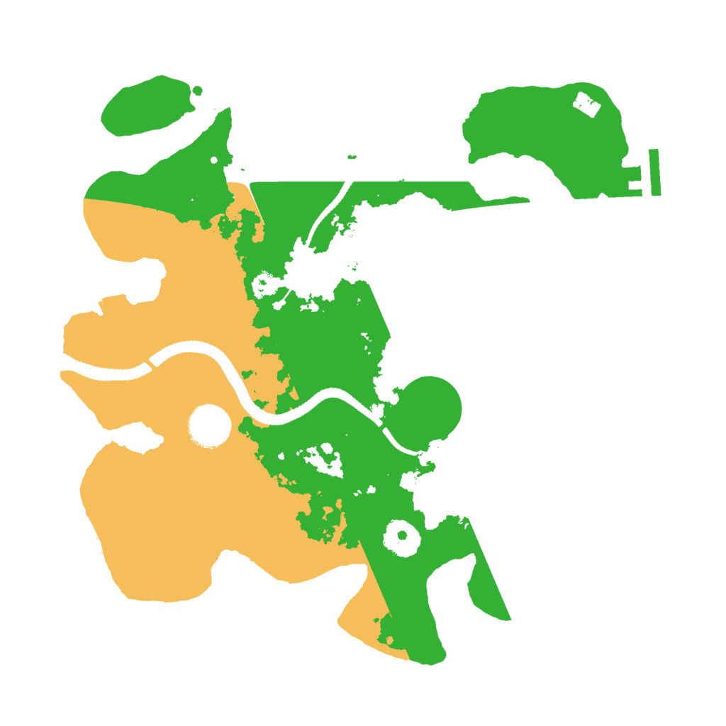 Biome Rust Map: Procedural Map, Size: 3000, Seed: 23912