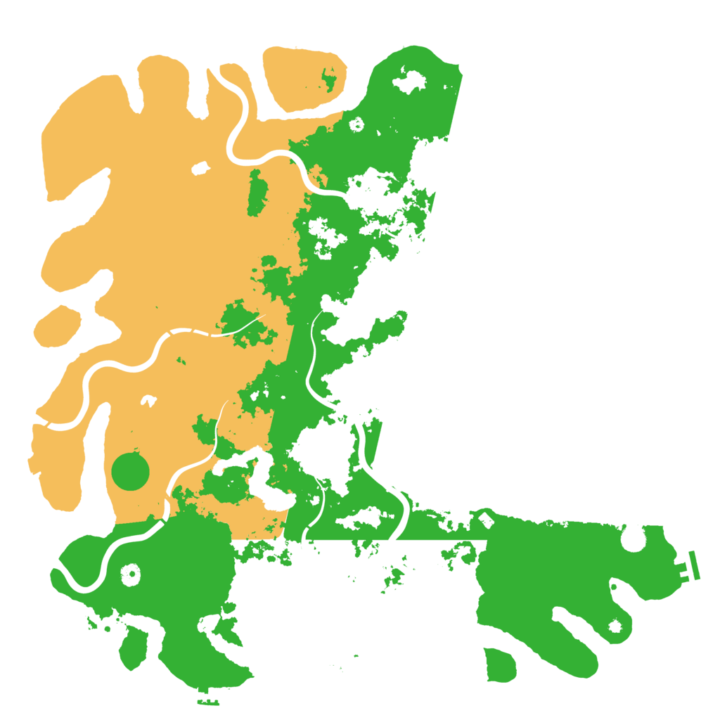Biome Rust Map: Procedural Map, Size: 5000, Seed: 1754566722