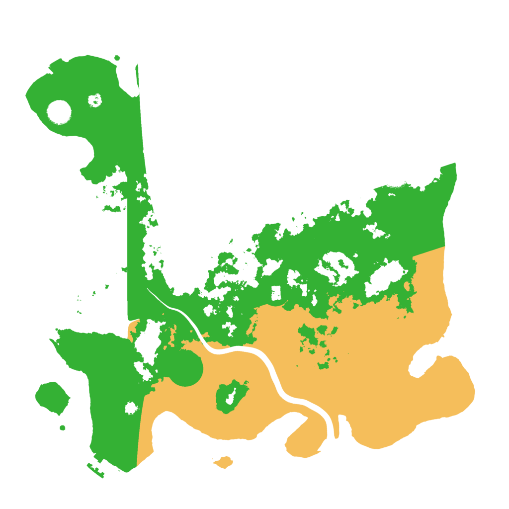 Biome Rust Map: Procedural Map, Size: 3750, Seed: 2027