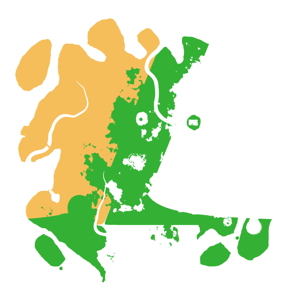 Biome Rust Map: Procedural Map, Size: 3500, Seed: 1023353652