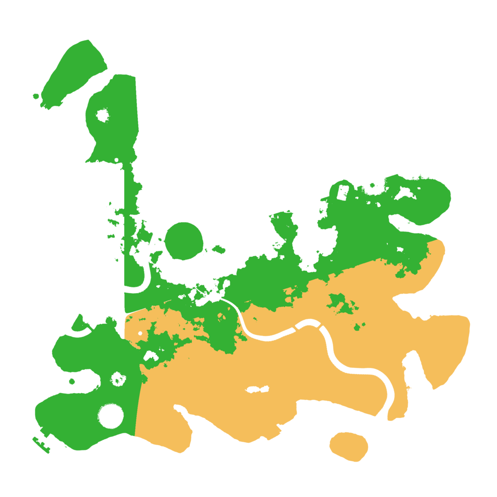 Biome Rust Map: Procedural Map, Size: 3500, Seed: 1506721149