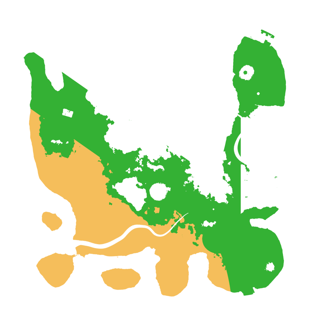 Biome Rust Map: Procedural Map, Size: 3300, Seed: 65614076