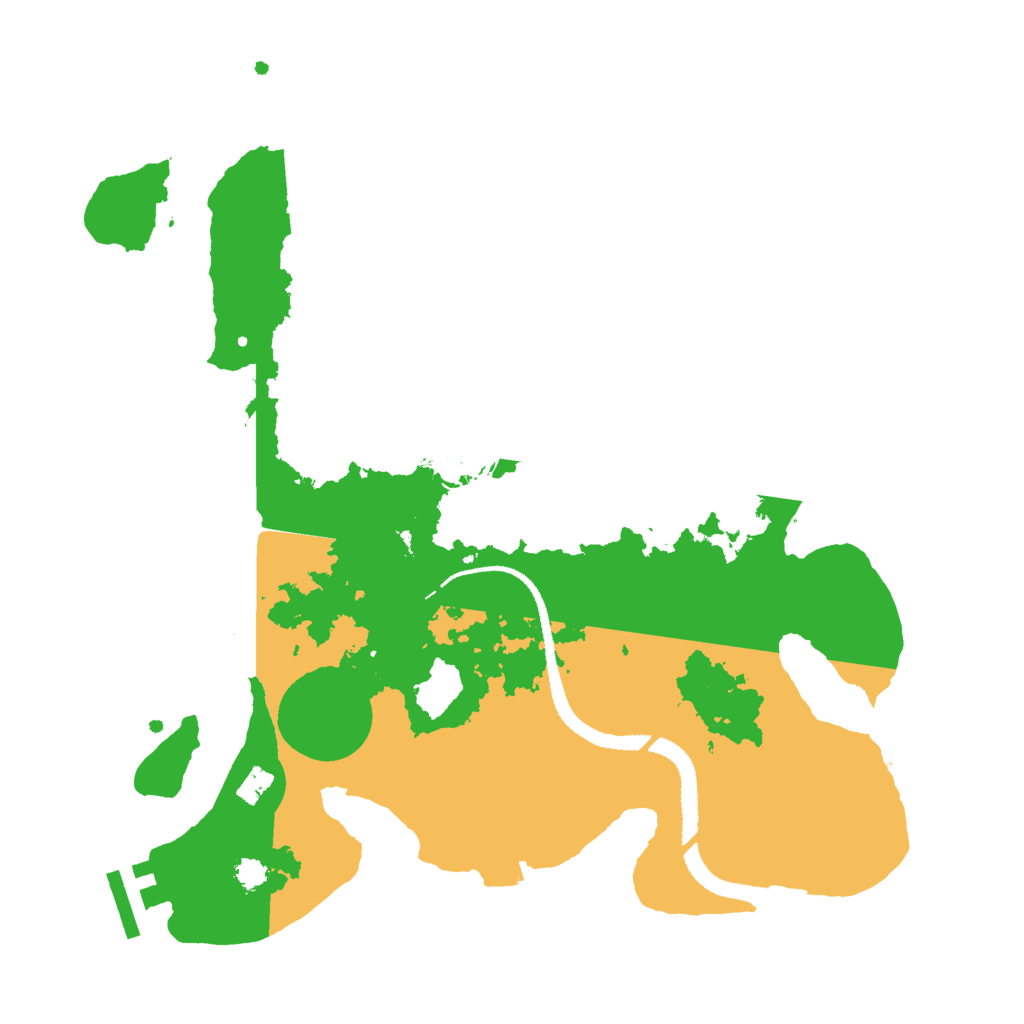 Biome Rust Map: Procedural Map, Size: 3000, Seed: 115872540