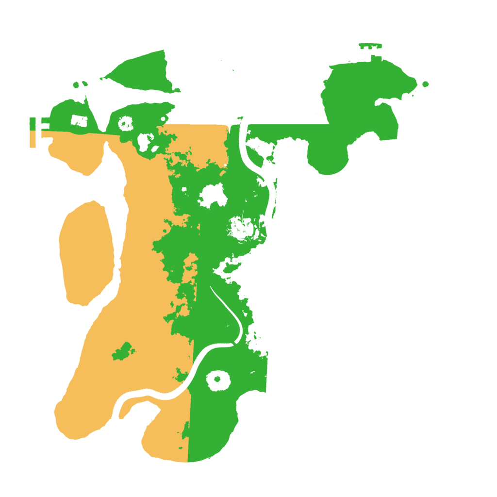 Biome Rust Map: Procedural Map, Size: 3300, Seed: 1706886336