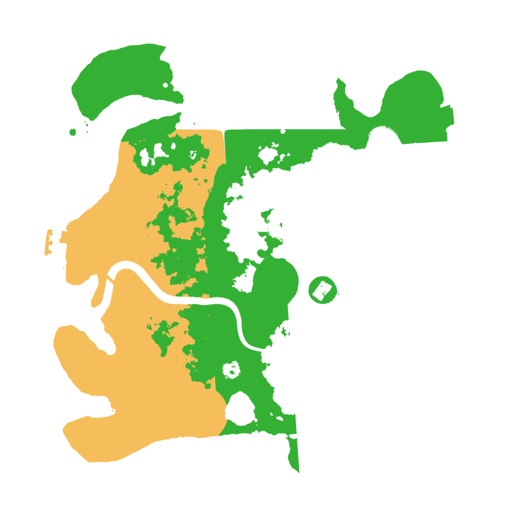 Biome Rust Map: Procedural Map, Size: 3000, Seed: 84968