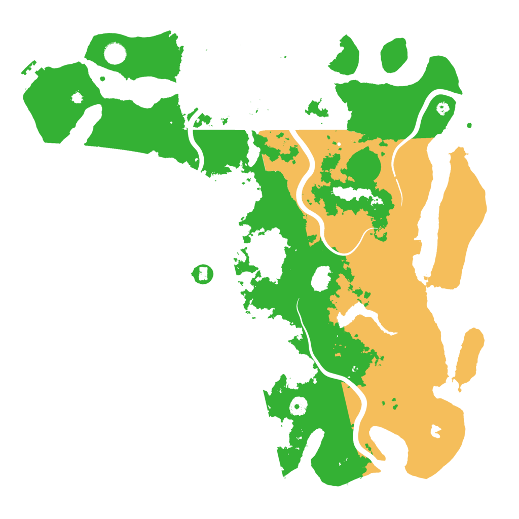 Biome Rust Map: Procedural Map, Size: 4200, Seed: 680018148