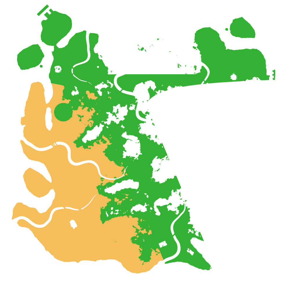 Biome Rust Map: Procedural Map, Size: 4250, Seed: 248426475