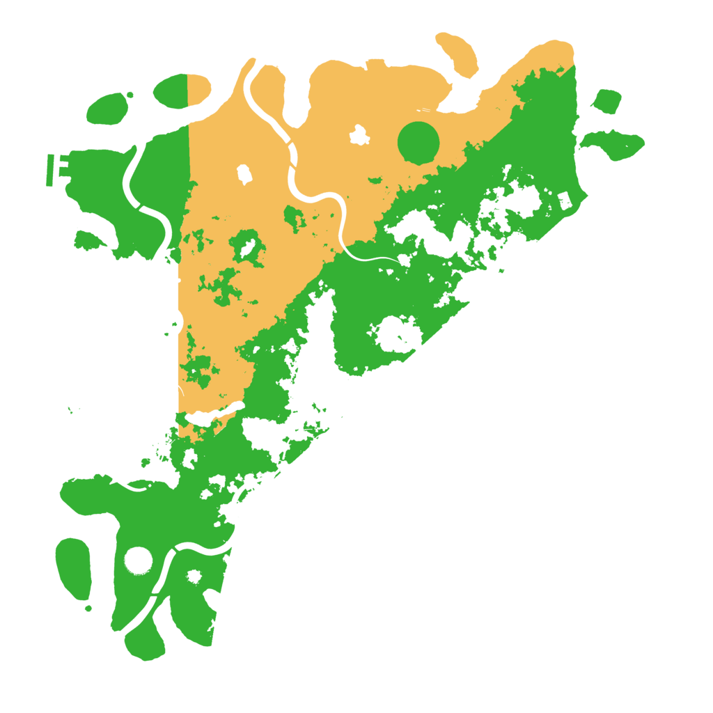 Biome Rust Map: Procedural Map, Size: 4500, Seed: 583160140