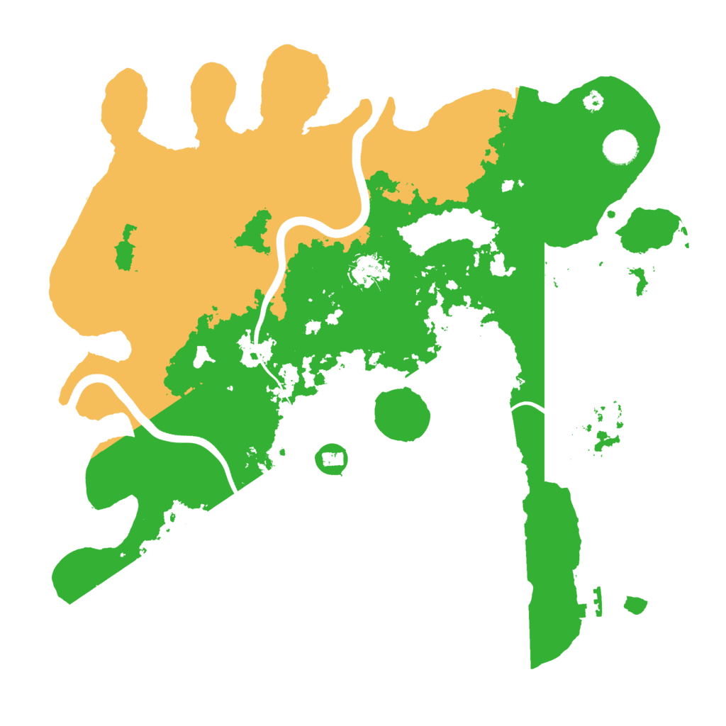 Biome Rust Map: Procedural Map, Size: 3700, Seed: 1890350424