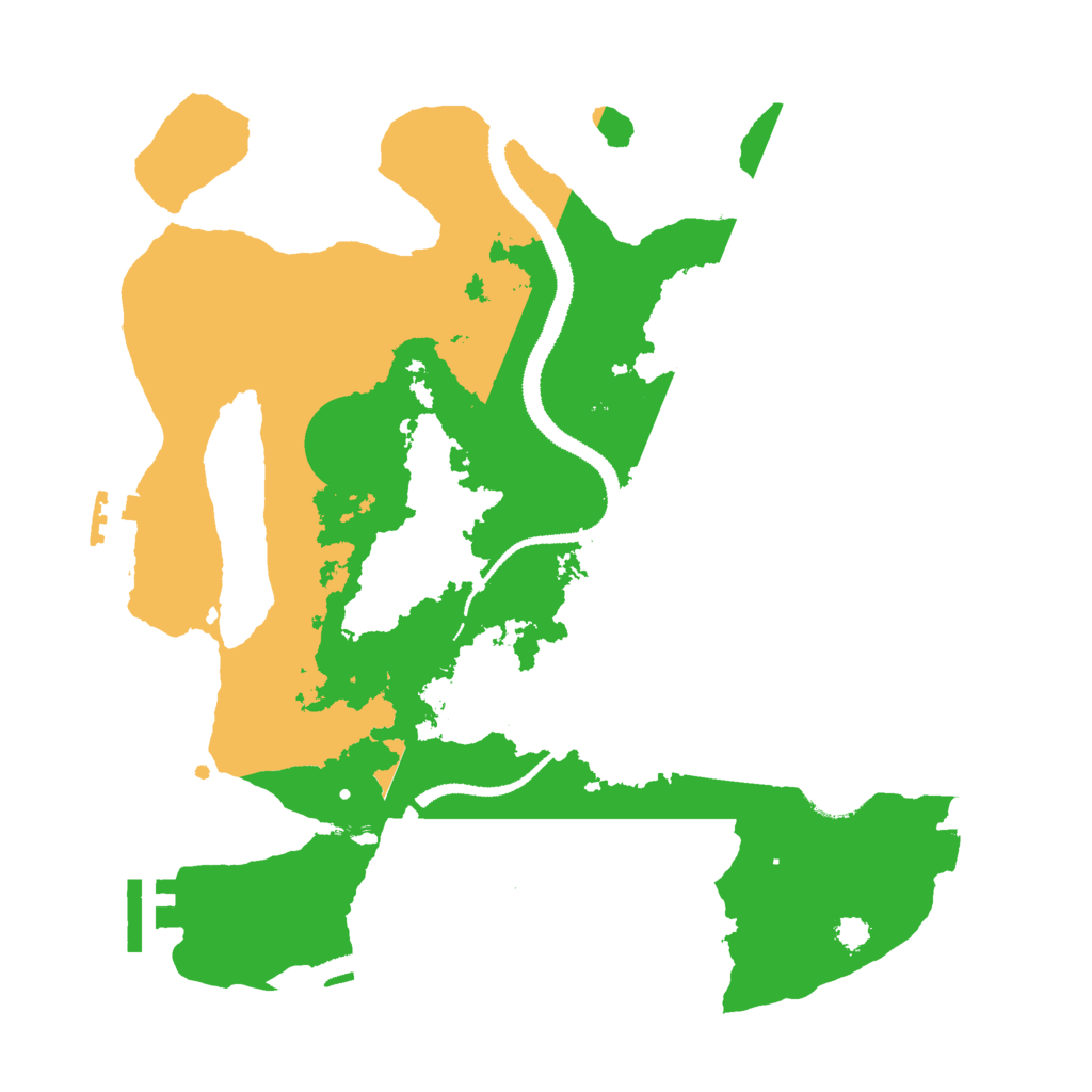 Biome Rust Map: Procedural Map, Size: 3000, Seed: 1944476005