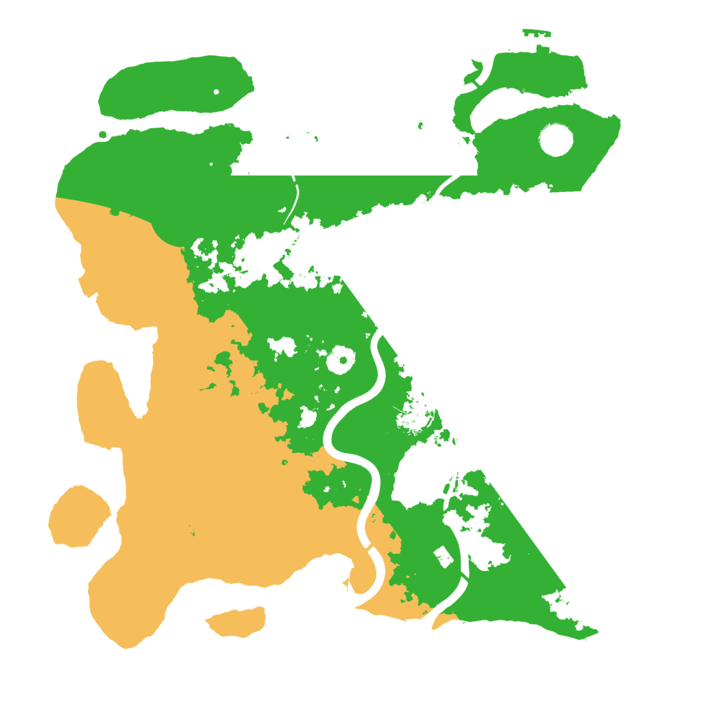Biome Rust Map: Procedural Map, Size: 3750, Seed: 1395436923
