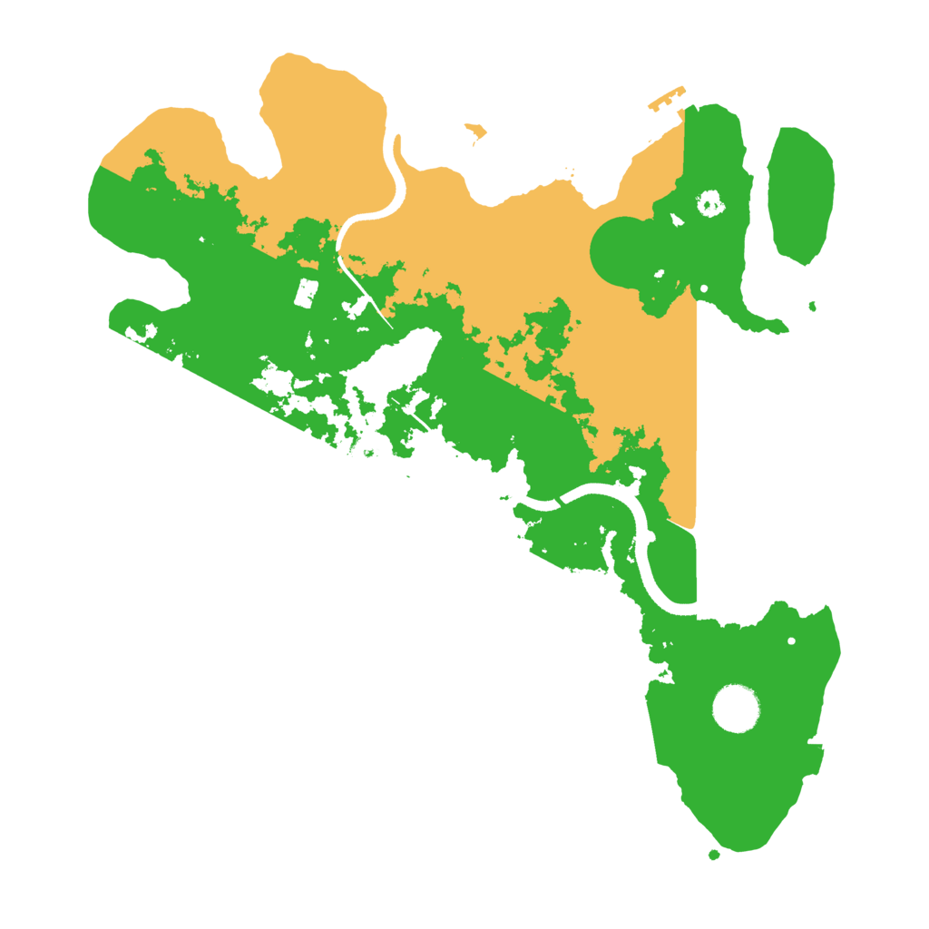 Biome Rust Map: Procedural Map, Size: 3500, Seed: 1746970228