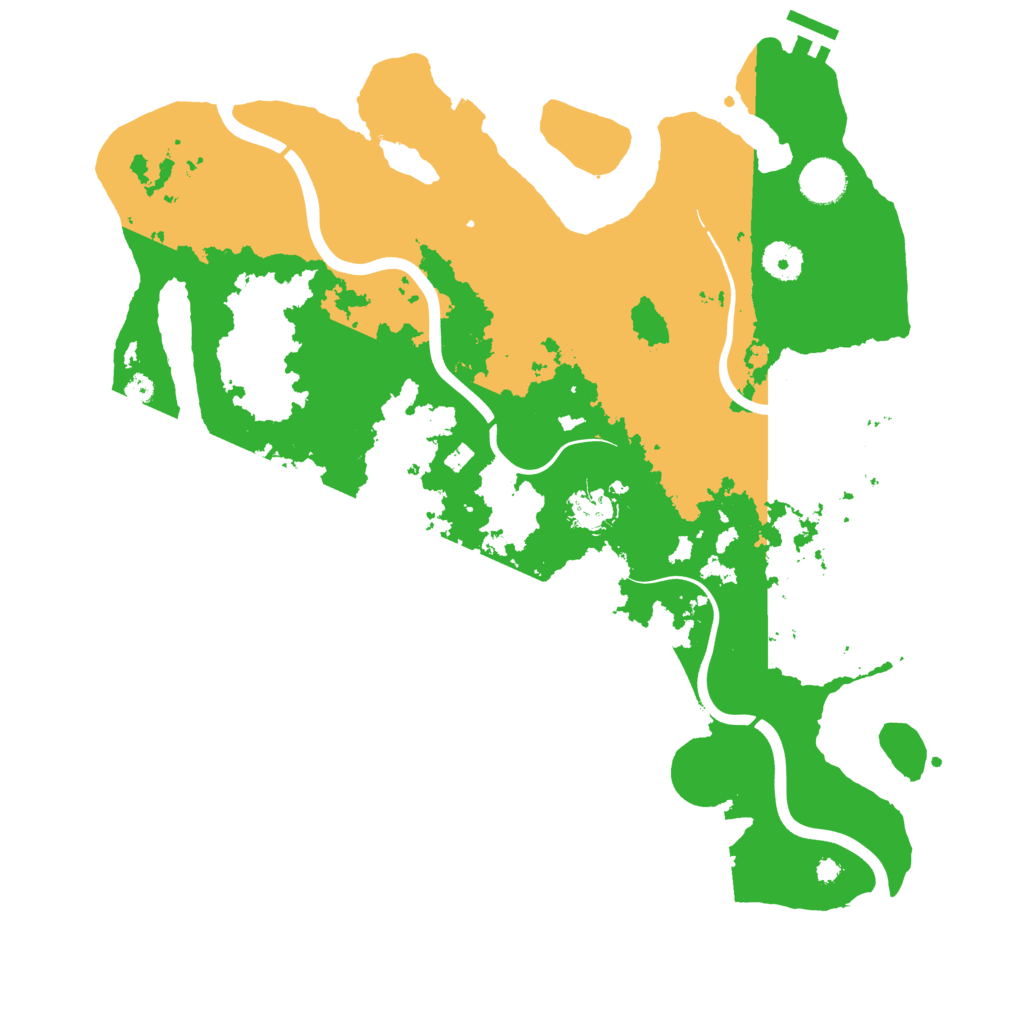 Biome Rust Map: Procedural Map, Size: 3900, Seed: 72425