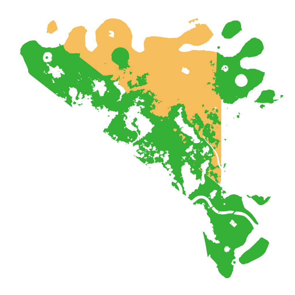 Biome Rust Map: Procedural Map, Size: 4500, Seed: 581160228
