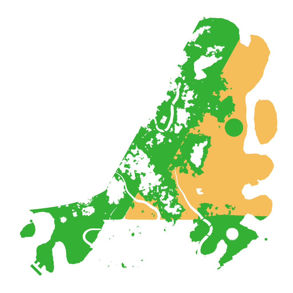 Biome Rust Map: Procedural Map, Size: 4250, Seed: 430250276