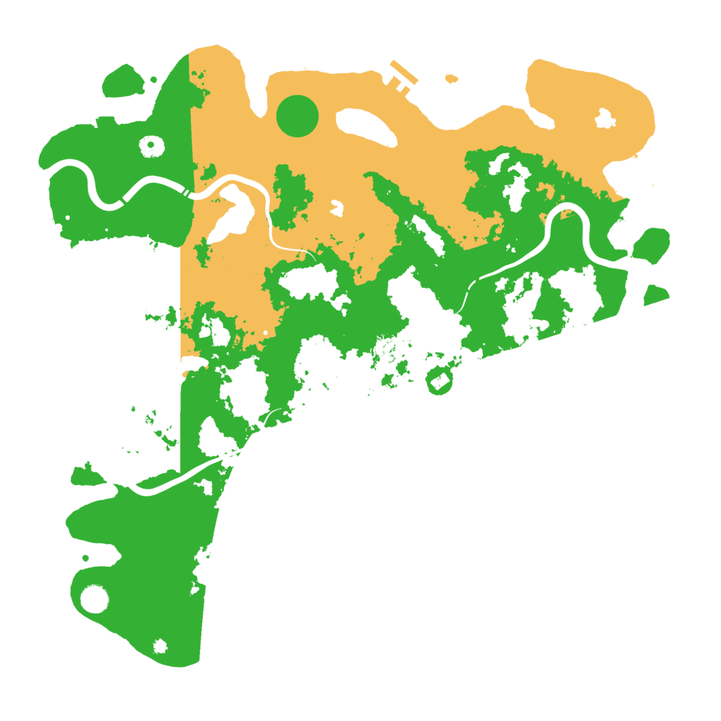 Biome Rust Map: Procedural Map, Size: 4500, Seed: 2064816260
