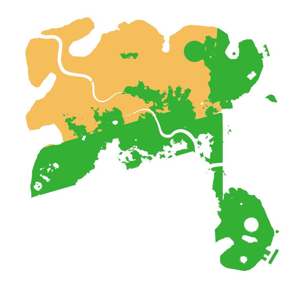 Biome Rust Map: Procedural Map, Size: 3700, Seed: 1092650872