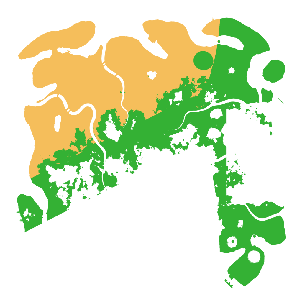 Biome Rust Map: Procedural Map, Size: 4250, Seed: 1446487099