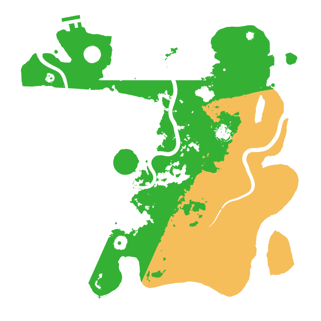 Biome Rust Map: Procedural Map, Size: 3500, Seed: 1880935133