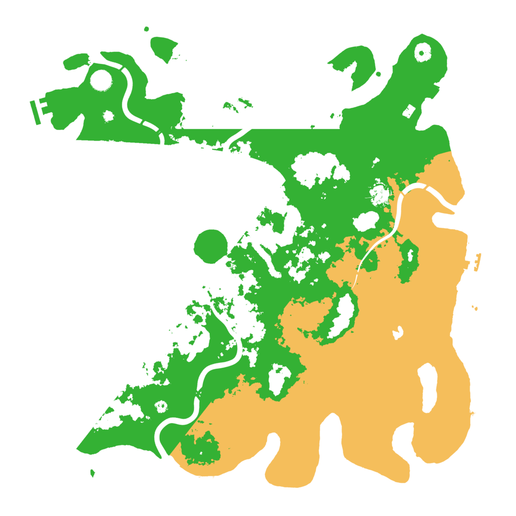Biome Rust Map: Procedural Map, Size: 4250, Seed: 889926019