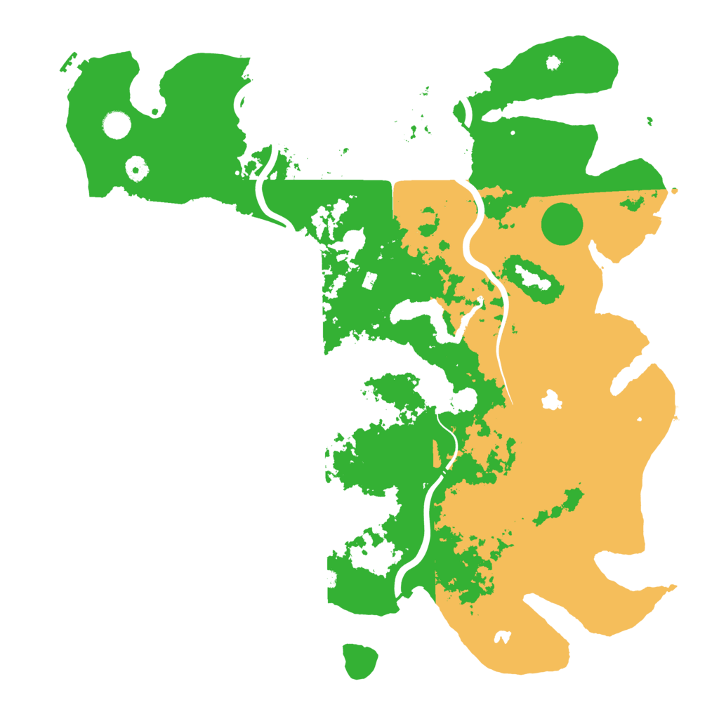 Biome Rust Map: Procedural Map, Size: 4550, Seed: 16823921