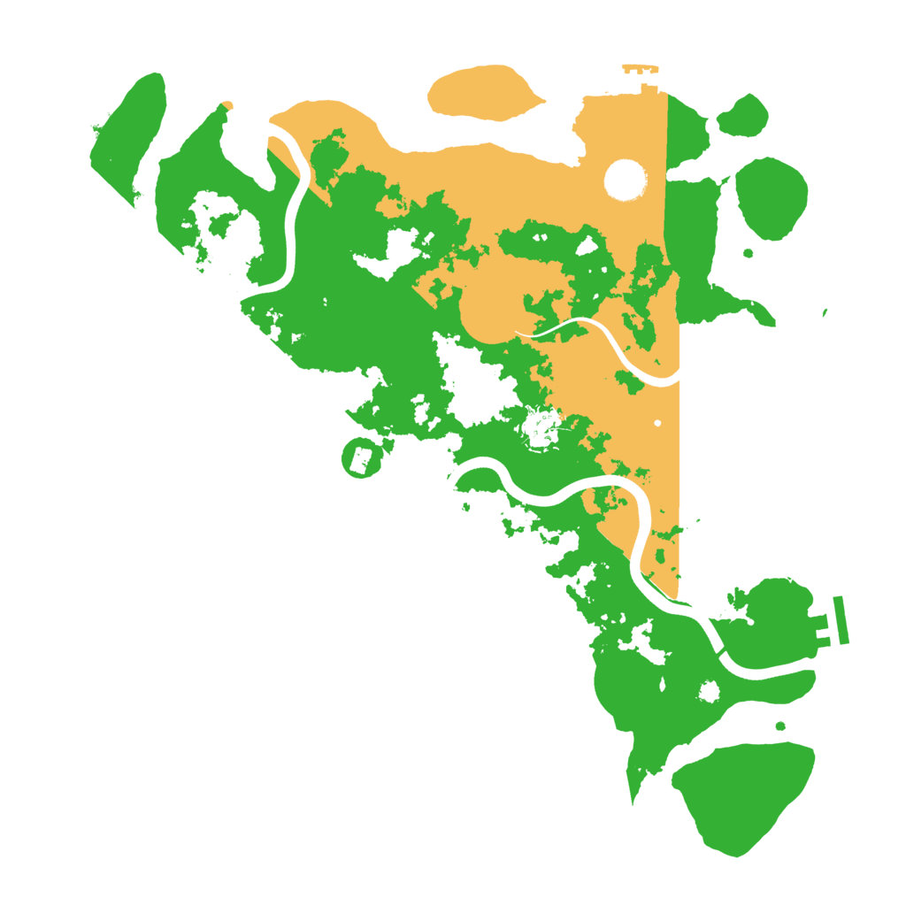 Biome Rust Map: Procedural Map, Size: 3800, Seed: 1193493791