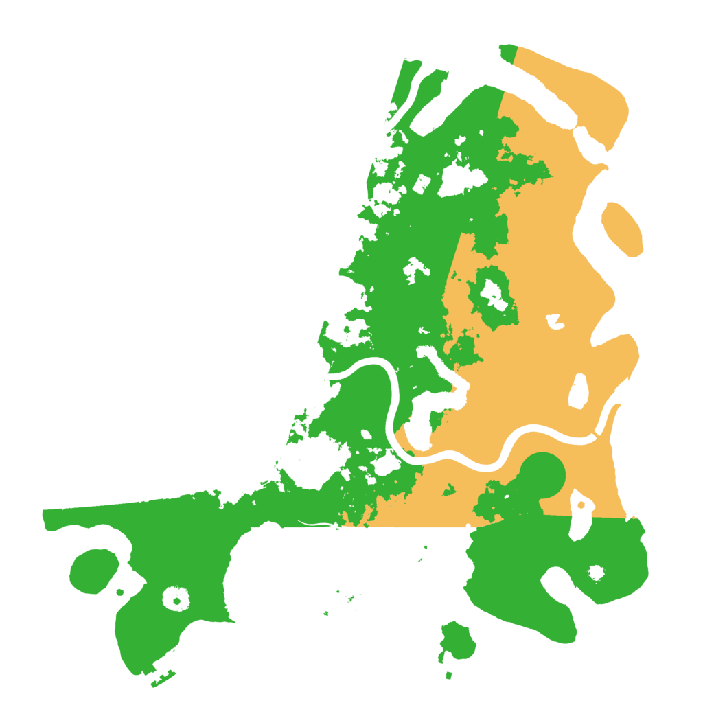 Biome Rust Map: Procedural Map, Size: 4000, Seed: 7867