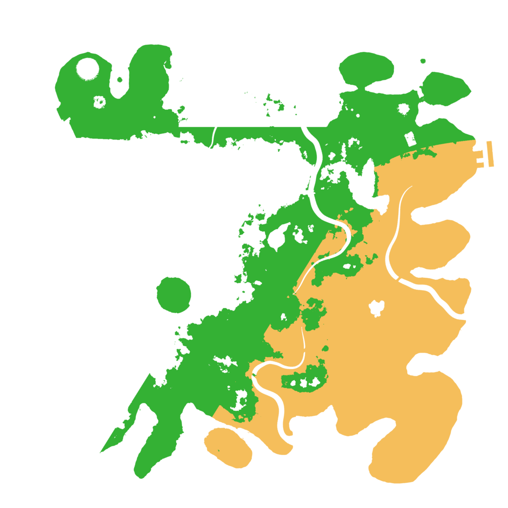 Biome Rust Map: Procedural Map, Size: 4000, Seed: 1073924668