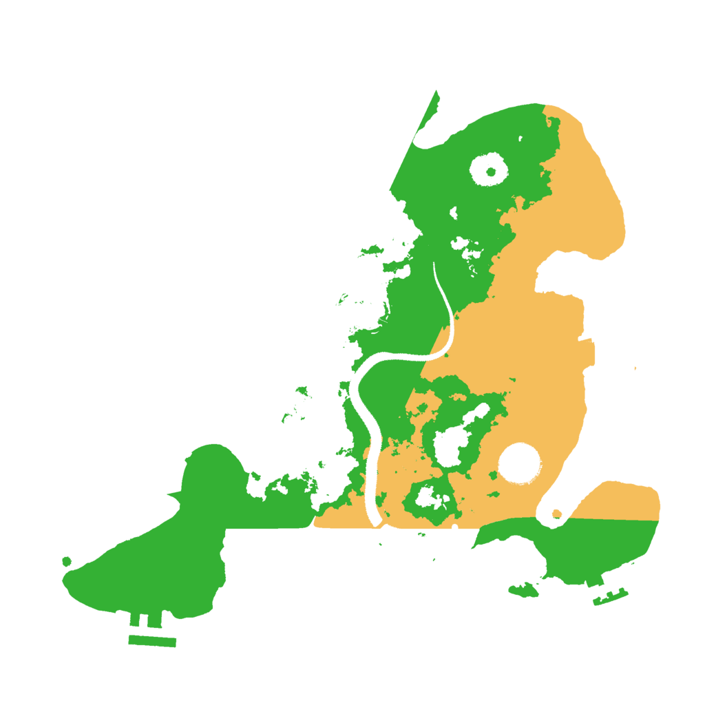 Biome Rust Map: Procedural Map, Size: 3000, Seed: 9698