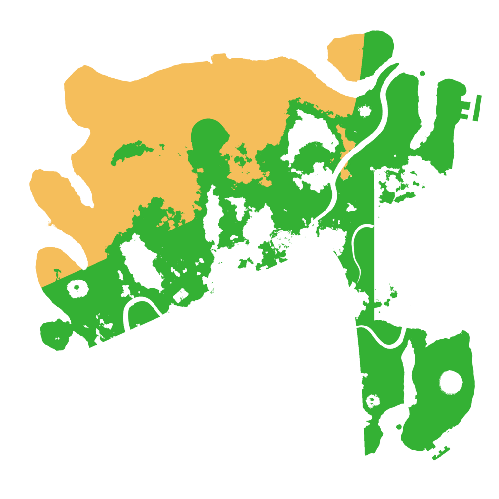 Biome Rust Map: Procedural Map, Size: 3800, Seed: 2035184930