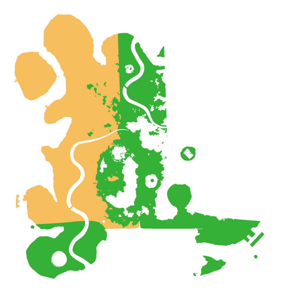 Biome Rust Map: Procedural Map, Size: 3500, Seed: 1954406444