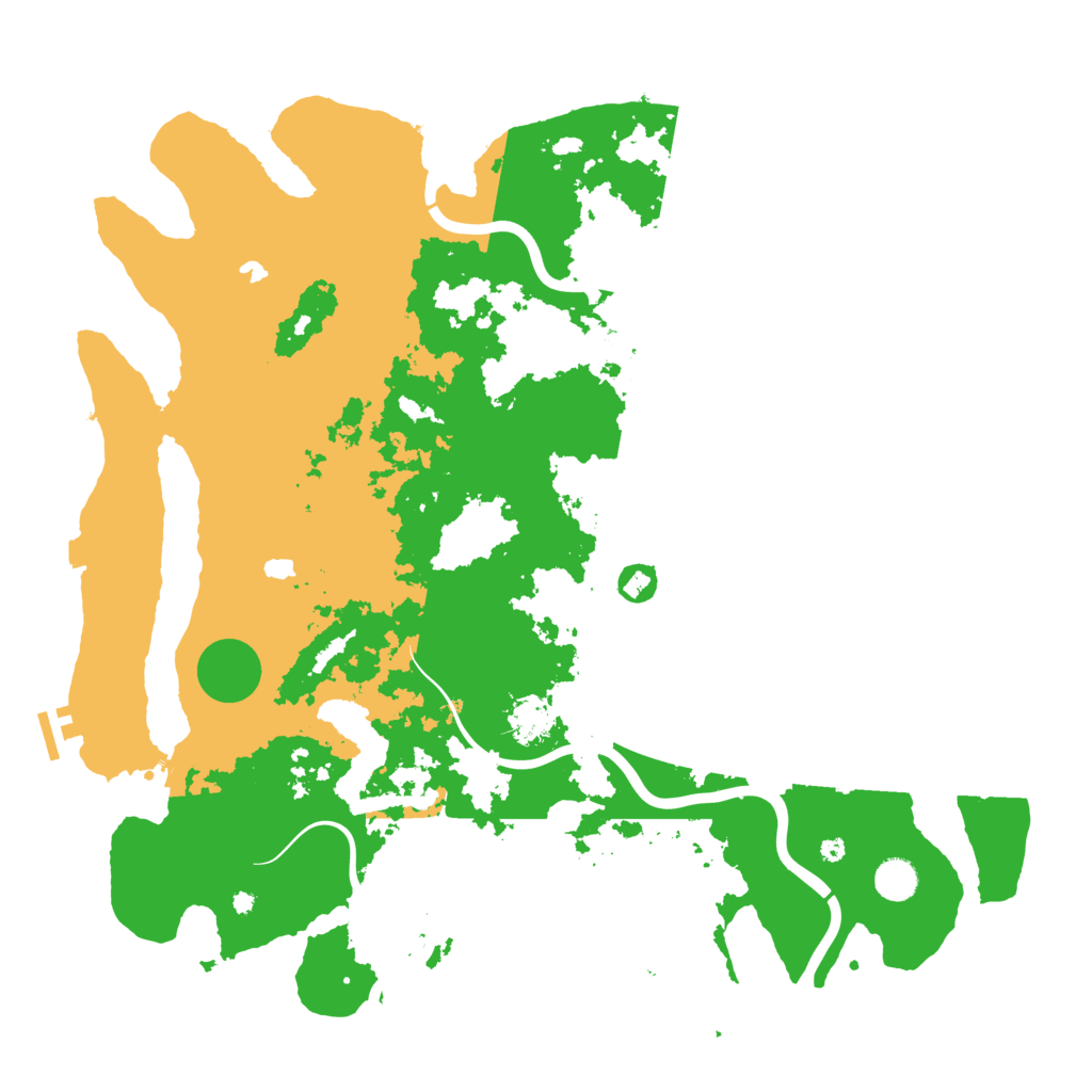 Biome Rust Map: Procedural Map, Size: 4500, Seed: 334910972